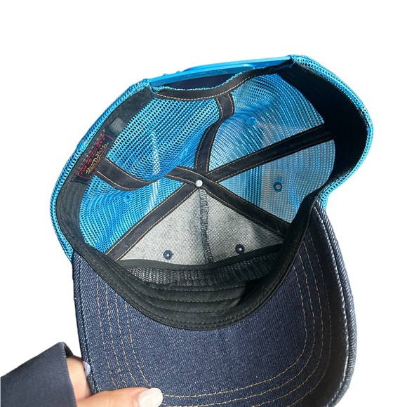 Von Dutch Graphic Denim Trucker Hat - Picture 5 of 5